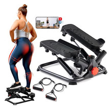 Sunny Health &amp; Fitness Advanced Twist Stepper Machine Workout Cardio Mini Stair  - $364.49