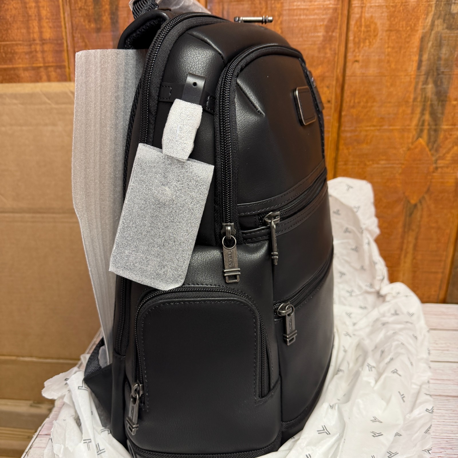 Tumi Parrish Leather Backpack – Black Item image 7