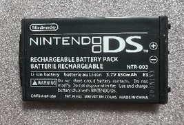 NintendoDS Lithium Ion Rechargeable Battery Pack (NTR-003) 3.7V 850mAh B... - $17.84