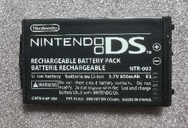 NintendoDS Lithium Ion Rechargeable Battery Pack (NTR-003) 3.7V 850mAh B... - £13.93 GBP