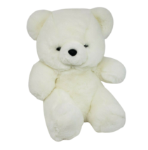 14&quot; Vintage Marshall Fields White Teddy Bear Stuffed Animal Plush Toy Soft Big - £44.07 GBP
