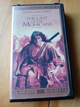 The Last of the Mohicans VHS 1996 Widescreen Daniel Day Lewis Hardcase - £32.93 GBP