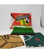 Tripoley by Cadaco Game Box w 3 Mats including Canasta 1962 *READ* - £19.42 GBP