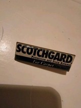 Vintage Enamel Pin Pinback Scotchgard Protection And Stain Release For Carpet - £7.70 GBP