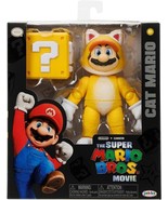 The Super Mario Bros Movie 5&quot; Action Figure Series 2 Cat Mario Figure w/... - $23.60 CAD