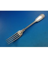 Fiddle Thread by James Robinson Sterling Silver Dinner Fork 4-Tine Turne... - $285.29 CAD