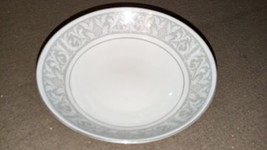 Imperial China W Dalton Whitney 9&quot; Round Serving Bowl White Grey w/ Plat... - $29.65