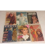 Lot of 6 Vintage NEEDLEWORK Magazines - KNITTING CROCHETING CRAFTS - £11.67 GBP