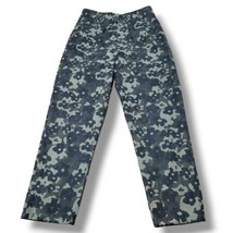 AMADI Pants Size XS W26&quot;xL24&quot; Straight Leg Crop Pants Pleated Floral Camouflage - £27.68 GBP