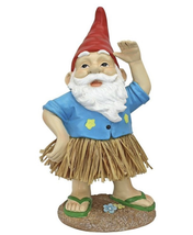 Hawaiian Hank Grass Skirt Gnome Statue  - $44.99