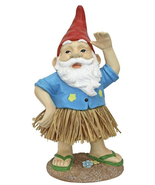 Hawaiian Hank Grass Skirt Gnome Statue  - £35.13 GBP