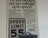 1981 Honda Civic 1300 FE Hatchback Print Ad Advertisement Vintage Pa2 - $6.92
