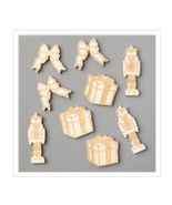 Stampin Up Christmas Around The World Wooden Embellishments 24 Pcs NEW R... - £7.83 GBP
