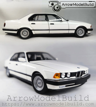 ArrowModelBuild BMW 730i (Gloss White) Built &amp; Painted 1/18 Model Kit - $189.99