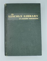 1950 Lincoln Library of Essential Information Vintage Reference Frontier Press - £7.93 GBP