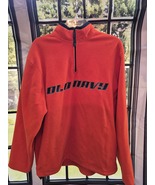 Women Orange Old Navy Fleece Pullover - Size Large - $18.64