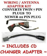 Jeep Grand Cherokee Chrysler Radio wiring harness adapter old 2 new 7-22... - $788.13 MXN