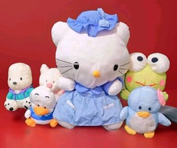 Vintage Sanrio Pekkle Kerropi Zashikibuta Tuxedo Sam Pochacco Nylon 6pc Lot - $445.50