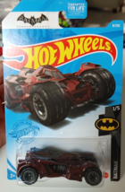 Hot Wheels Batman Arkham Knight Batmobile dark red - £6.01 GBP