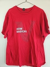 Vanguard &quot;How Radical&quot; T-Shirt, Investing/Finance, Red, Men&#39;s XL - $459.63 MXN