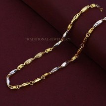 Unisex Italian Turkey chain 916% 22k Gold Chain Necklace Daily wear Jewelry 14 - £3,039.80 GBP+