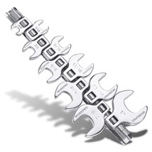 WORKPRO 3/8&quot; Drive Crowfoot Wrench Set, 10-Piece SAE Crowfoot Wrench wit... - £31.59 GBP