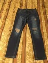Girl&#39;s Junior Wonder Nation Jeans--Size 12--Blue - £7.18 GBP