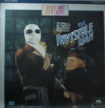Invisible Man (1933) Laserdisc NTSC Claude Rains Gloria Stuart MCA Universal - £19.81 GBP