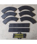 Lot Of 9 TYCO Slot Race Racing Car Track 6 Of 9&quot; Circle 2 15&quot; Straight 1... - $471.03 MXN