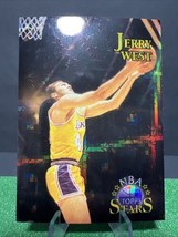 1996 Topps NBA Stars Jerry West Atomic Refractor #48 Los Angeles Lakers - $35.53