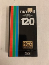 Maxell Epitaxial Video Cassette, T-120 HGX - NEW, Sealed - £10.05 GBP
