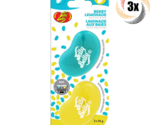 3x Packs Jelly Belly Duo Berry Lemonade Lemon Drop Car Vent Air Freshener - £18.15 GBP