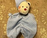 RARE Garanimals TIGER Plush Lovey blue pokadot Doll Security Blanket - $16.48