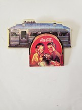 Coca-Cola Refrigerator Magnet 50s Couple With Diner - £9.59 GBP