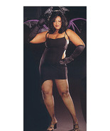BAT WOMAN Costume Set with Bat Wings and Winged Headpiece 7218 Size 1X - £38.27 GBP