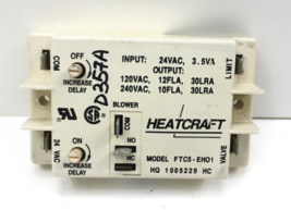 HEATCRAFT FTC5-EH01 CONTROL HQ1005229HC HQ 1005229 HC used cracked housg... - $92.57