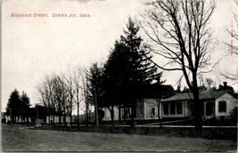 Center Junction Iowa Residence Street Homes 1912 to Cascade IA Postcard X7 - £13.25 GBP