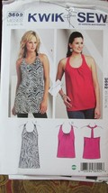 &quot;&quot;HALTER TOP - TANK TOP - TUNIC&quot;&quot; - KWIK SEW PATTERN - SIZE XS - XL- NEW... - $8.89