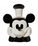 Walt Disney Mickey Mouse as Steamboat Willie Ceramic Cookie Jar NEW UNUSED - £60.71 GBP