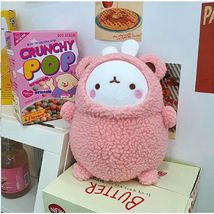 Molang Boucle Stuffed Animal Rabbit Plush Toy 9.8 inch Teddy Bear Costume (Pink) image 3