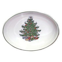 Original Christmas Tree Traditional Oval Vegetable Bowl - £71.71 GBP