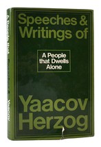 Jacob Herzog A People That Dwells Alone Speeches And Writings Of Yaacov Herzog 1 - £171.41 GBP