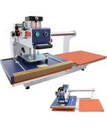 16x20in Double Station Pneumatic Heat Press Machine High Pressure 110V 3KW  - £1,086.61 GBP