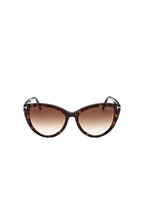 Tom Ford Sunglasses isabella cat-eye plastic sunglasses with brown gradient - $207.00