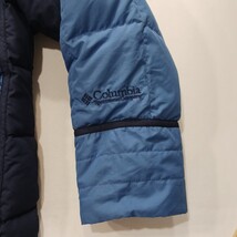 Columbia XL5187 Women’s Blue Full-Zip Button Up Puffer Jacket Pockets Size M image 13