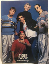 Vintage Backstreet Boys Hanson Magazine Pinup Double Sided Tiger Beat - $5.93
