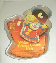 Vintage 1981 Wilton Circus Clown Cake Pan 502-3193 4 Designs 12 1/2&quot; x  ... - $23.00