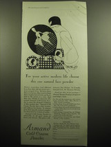 1928 Armand Cold Cream Powder Ad - For your active modern life choose this one  - £14.53 GBP