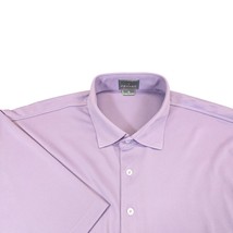 Fennec Highly Evolved Golf Shirt Solid Purple Lightweight Spandex Size XL - $20.21
