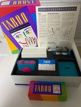 TABOO The Game Of Unspeakable Fun 1989 Vintage Edition Complete Excellent Cond! - £9.39 GBP